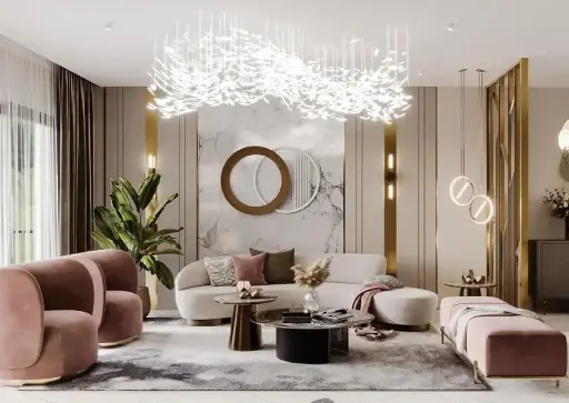 modern luxury living room space Luxury living room space